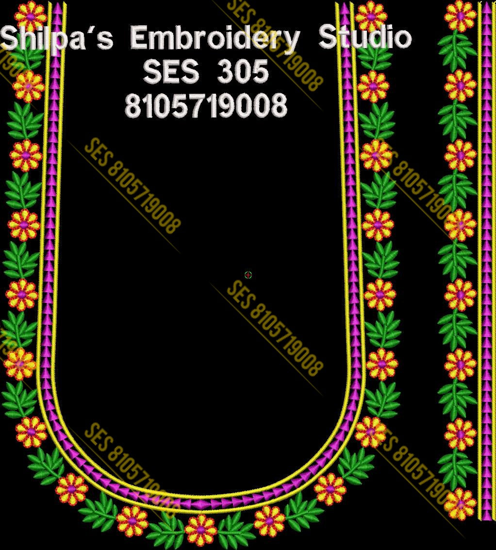 Embroidery Designs 301-400 Series