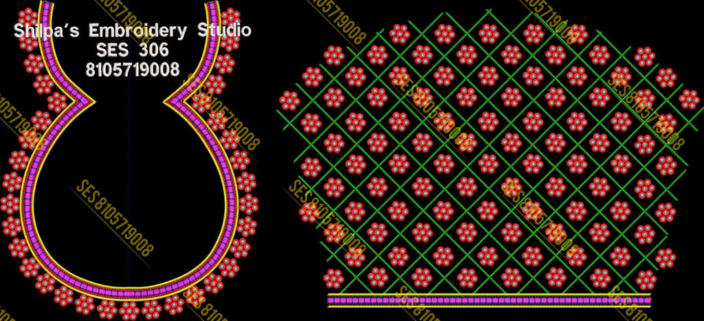 Embroidery Designs 301-400 Series
