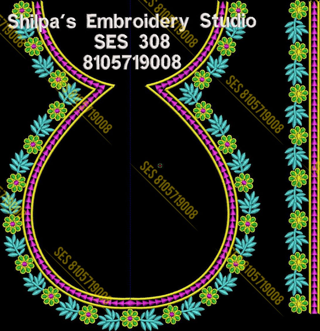 Embroidery Designs 301-400 Series
