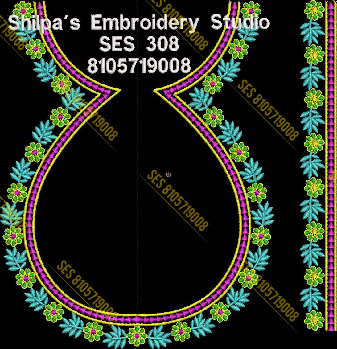 Embroidery Designs 301-400 Series