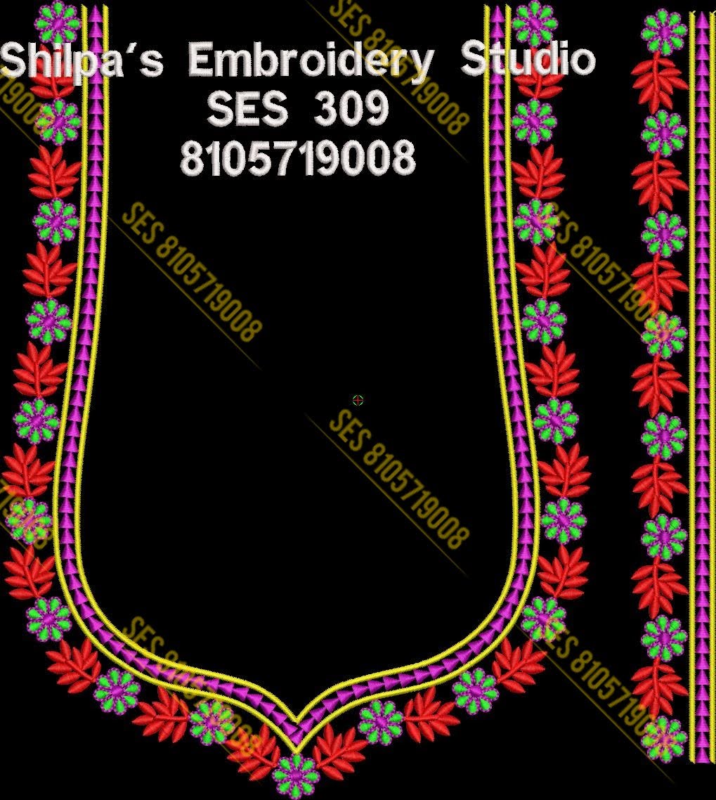 Embroidery Designs 301-400 Series