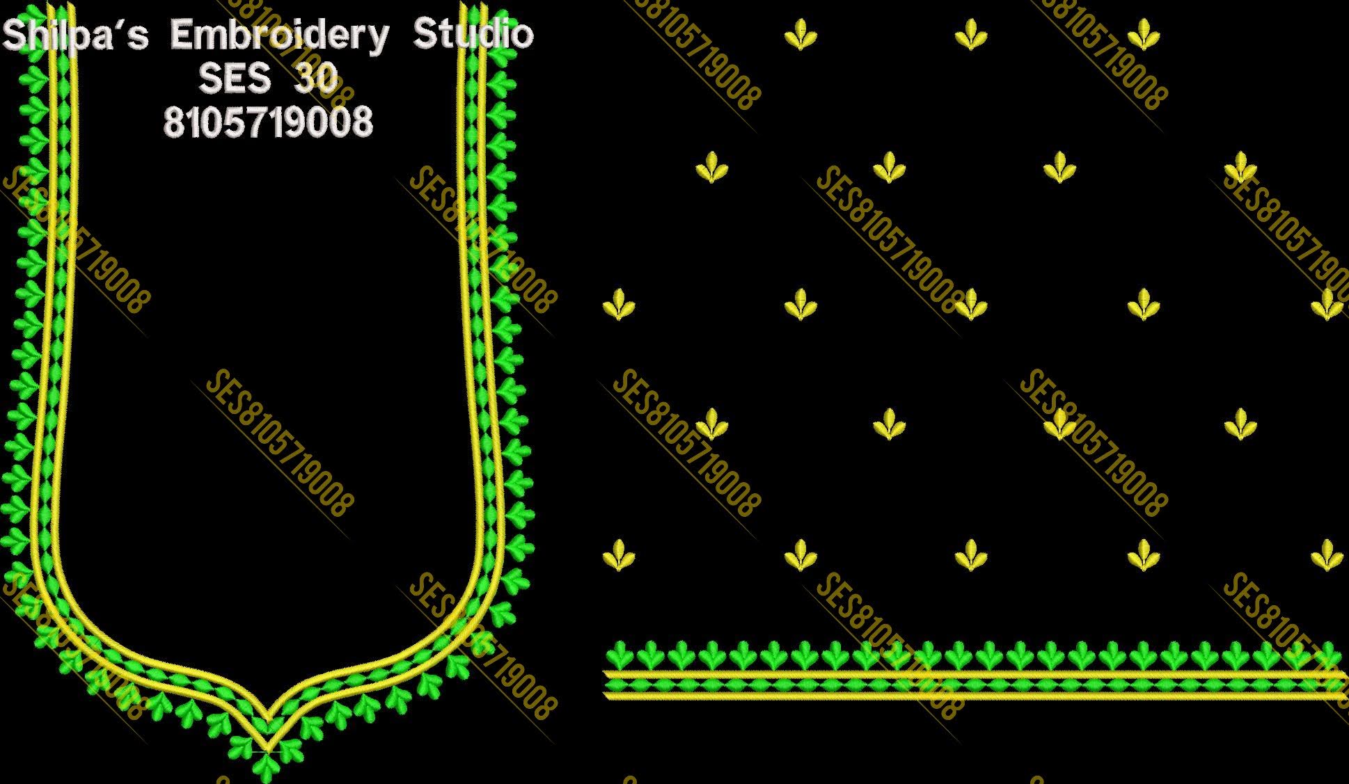 Embroidery Designs 1-100 Series