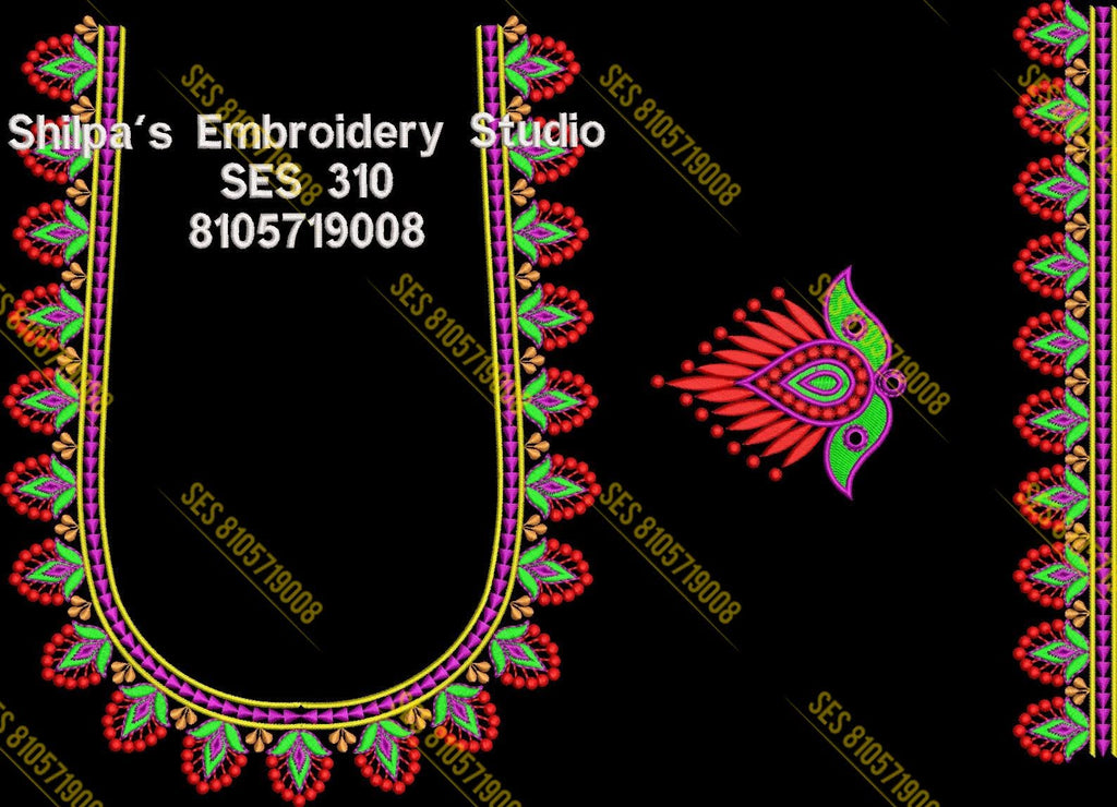 Embroidery Designs 301-400 Series
