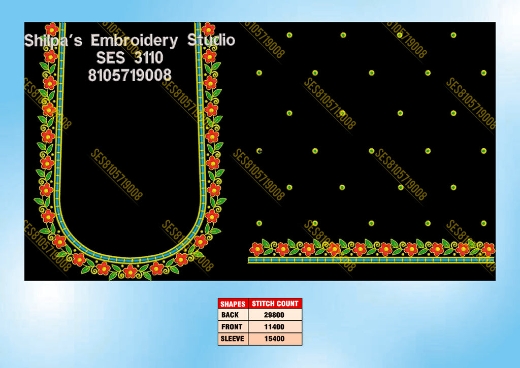 Embroidery Designs 3101-3200 Series