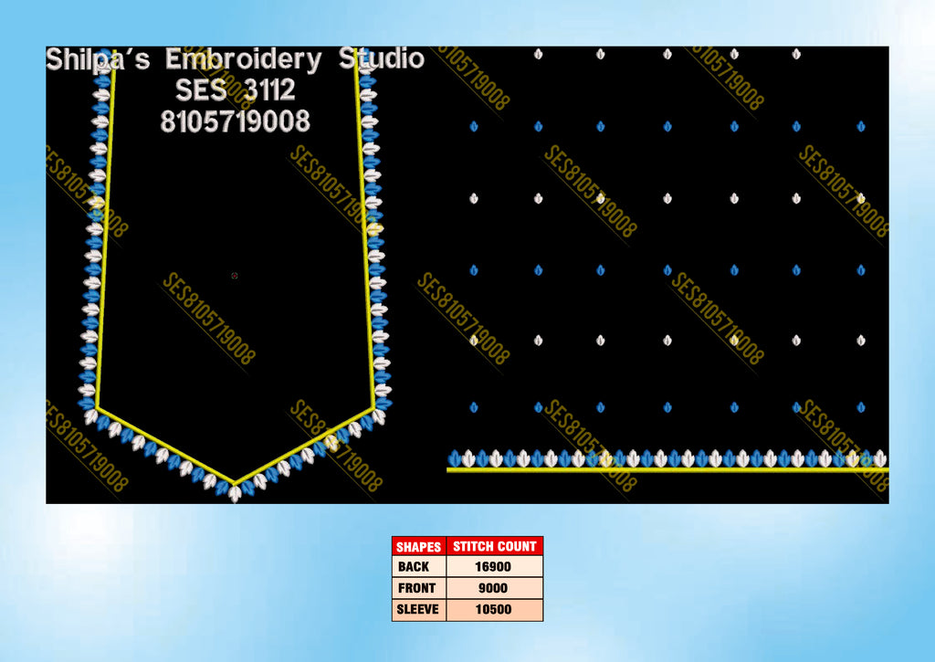 Embroidery Designs 3101-3200 Series