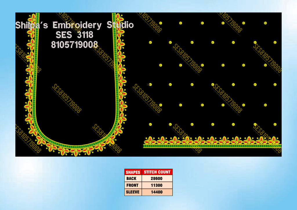 Embroidery Designs 3101-3200 Series