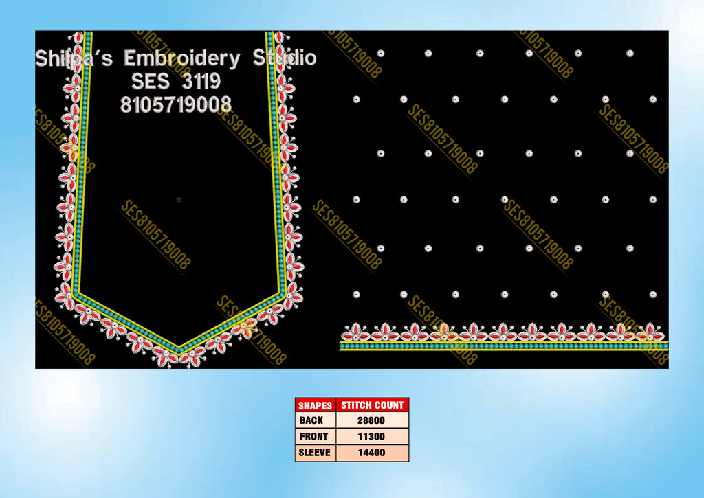 Embroidery Designs 3101-3200 Series