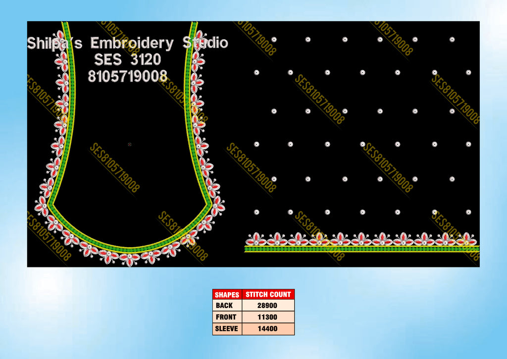 Embroidery Designs 3101-3200 Series