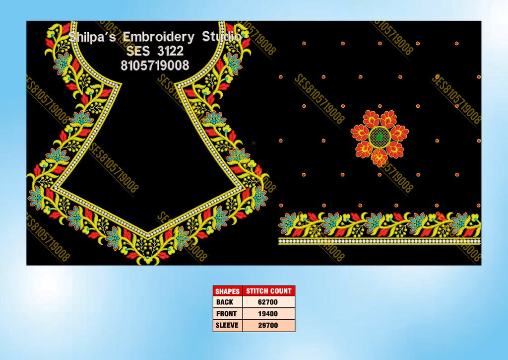 Embroidery Designs 3101-3200 Series