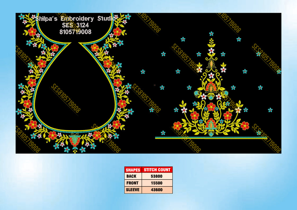 Embroidery Designs 3101-3200 Series