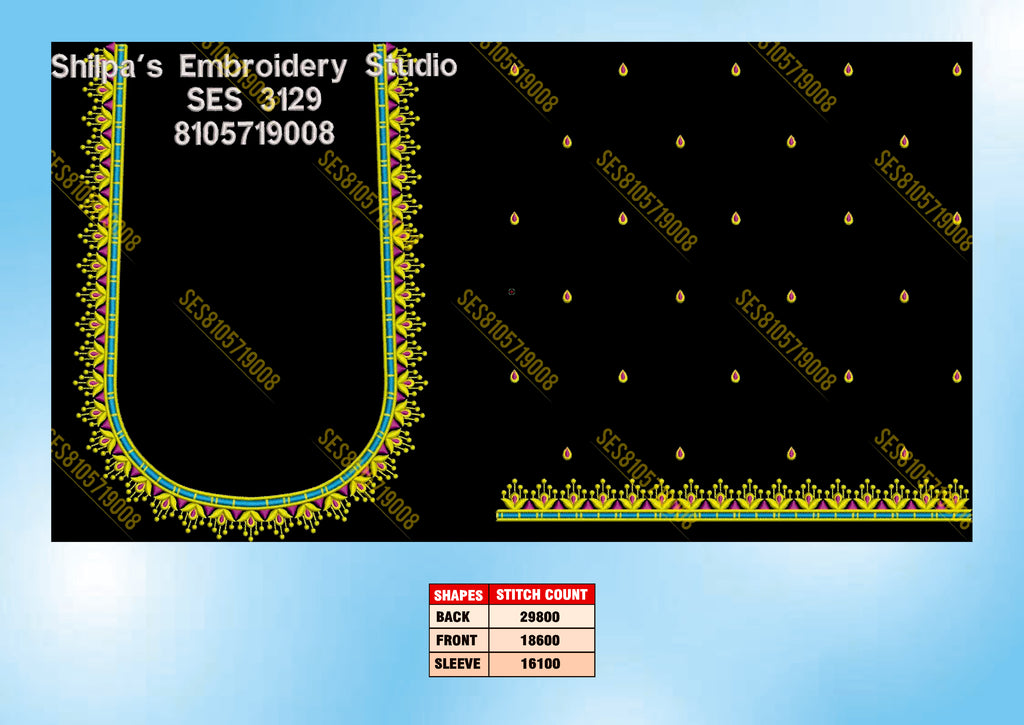 Embroidery Designs 3101-3200 Series