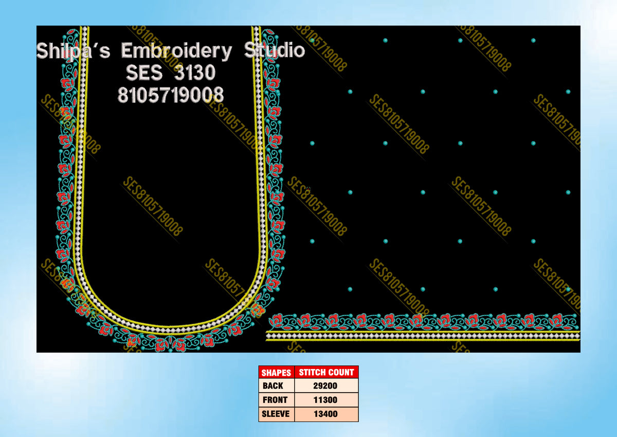 Embroidery Designs 3101-3200 Series