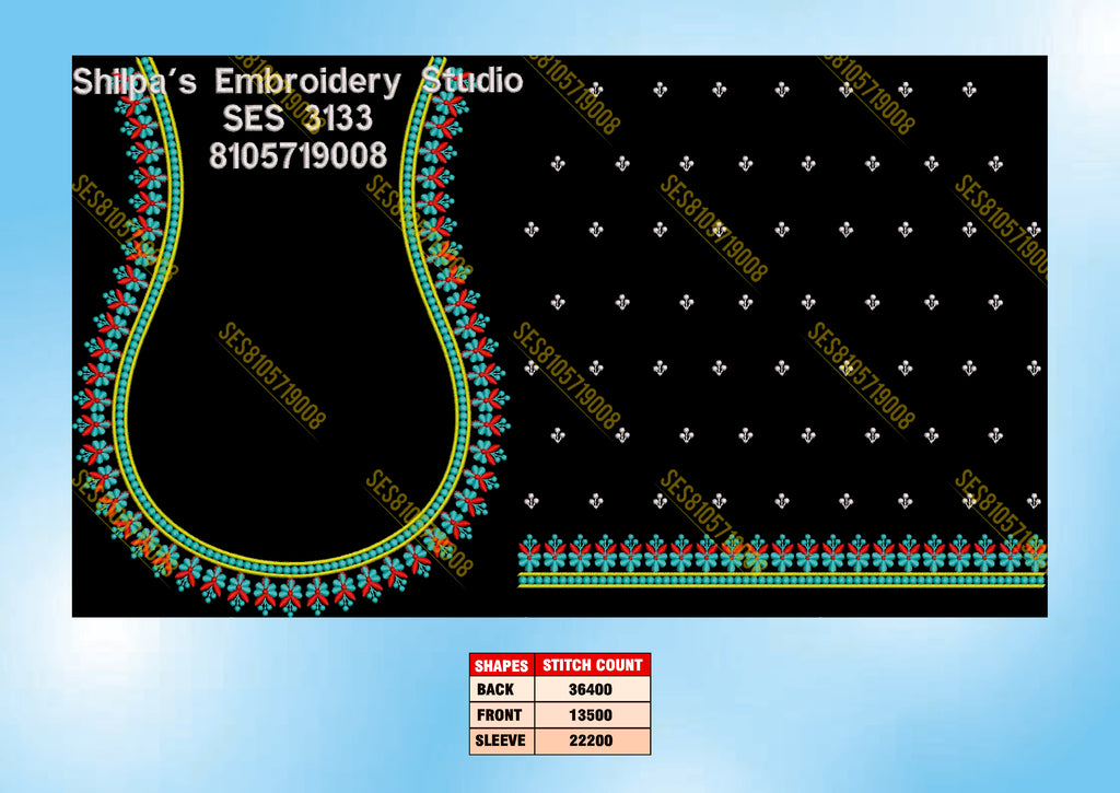 Embroidery Designs 3101-3200 Series