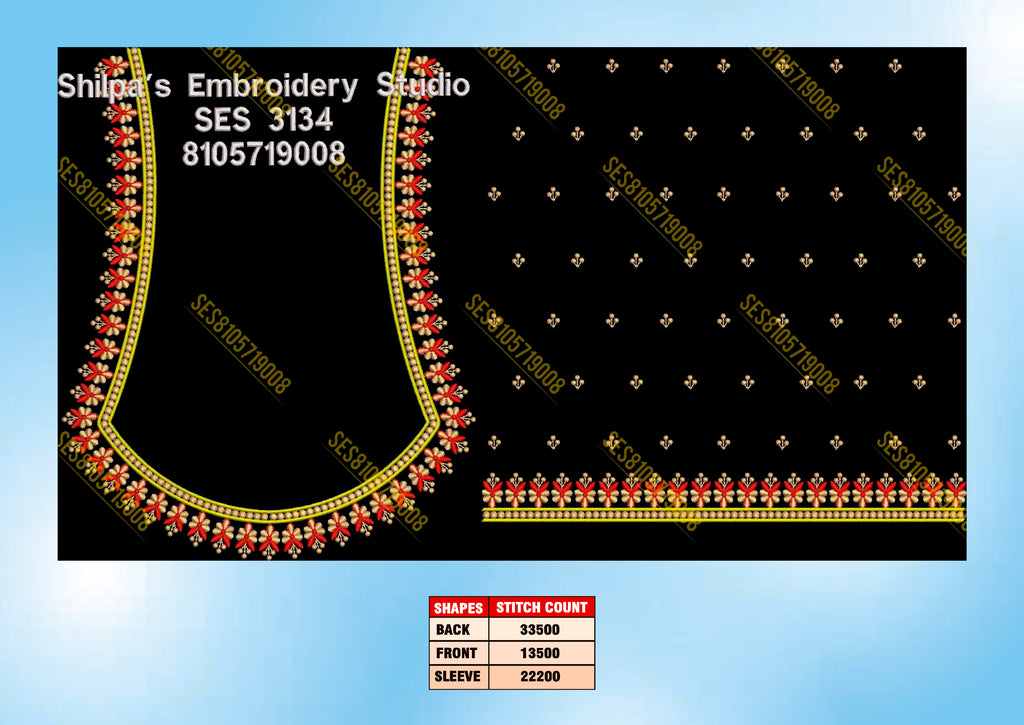 Embroidery Designs 3101-3200 Series