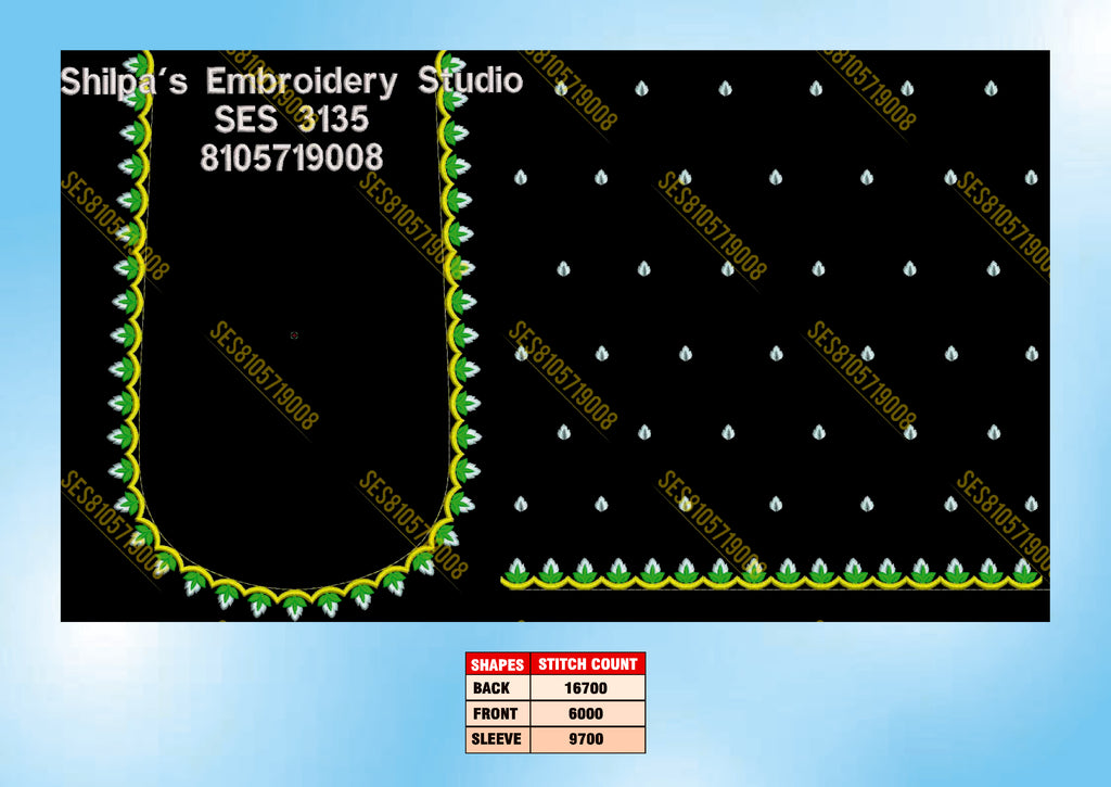 Embroidery Designs 3101-3200 Series