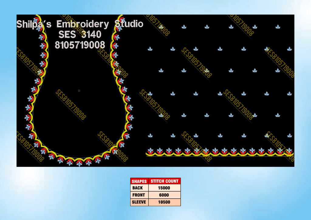 Embroidery Designs 3101-3200 Series