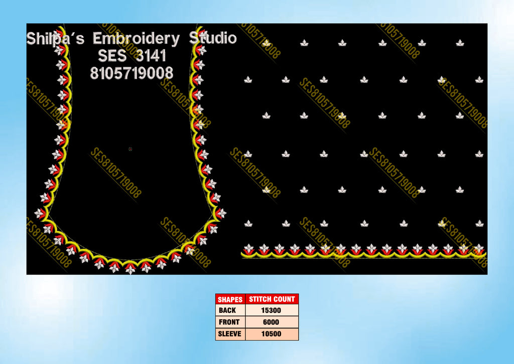 Embroidery Designs 3101-3200 Series