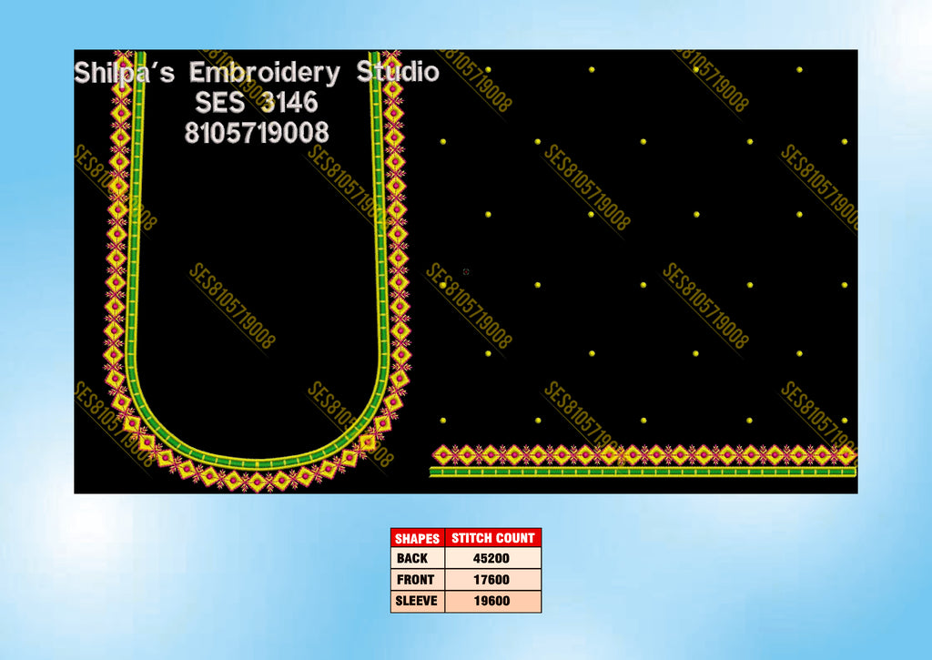 Embroidery Designs 3101-3200 Series