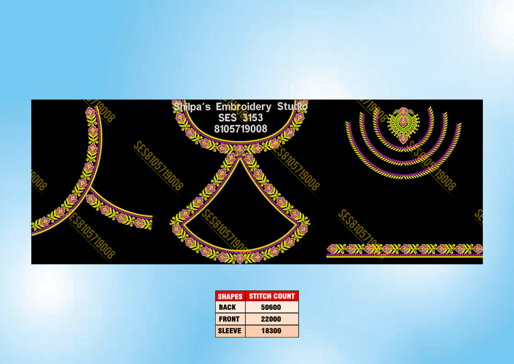 Embroidery Designs 3101-3200 Series