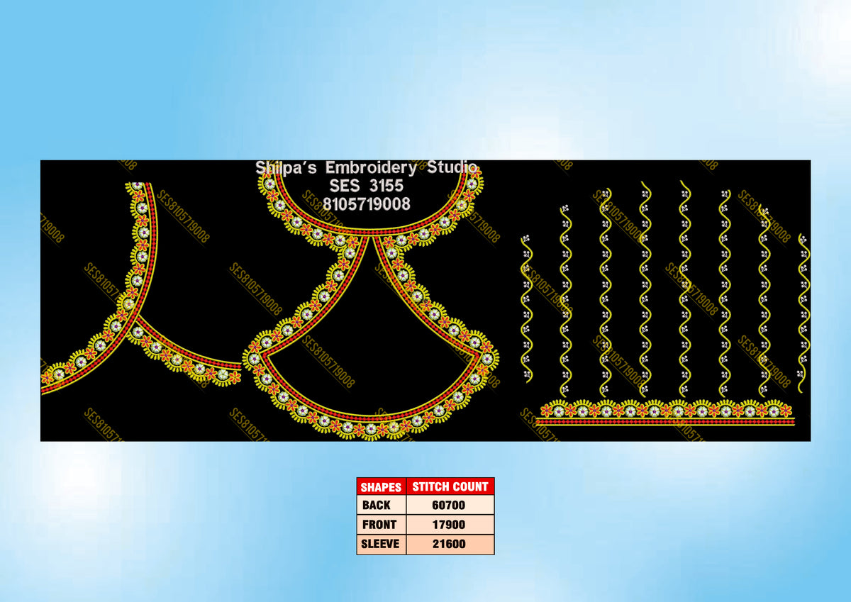 Embroidery Designs 3101-3200 Series