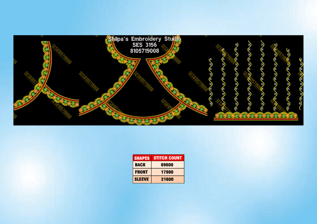 Embroidery Designs 3101-3200 Series