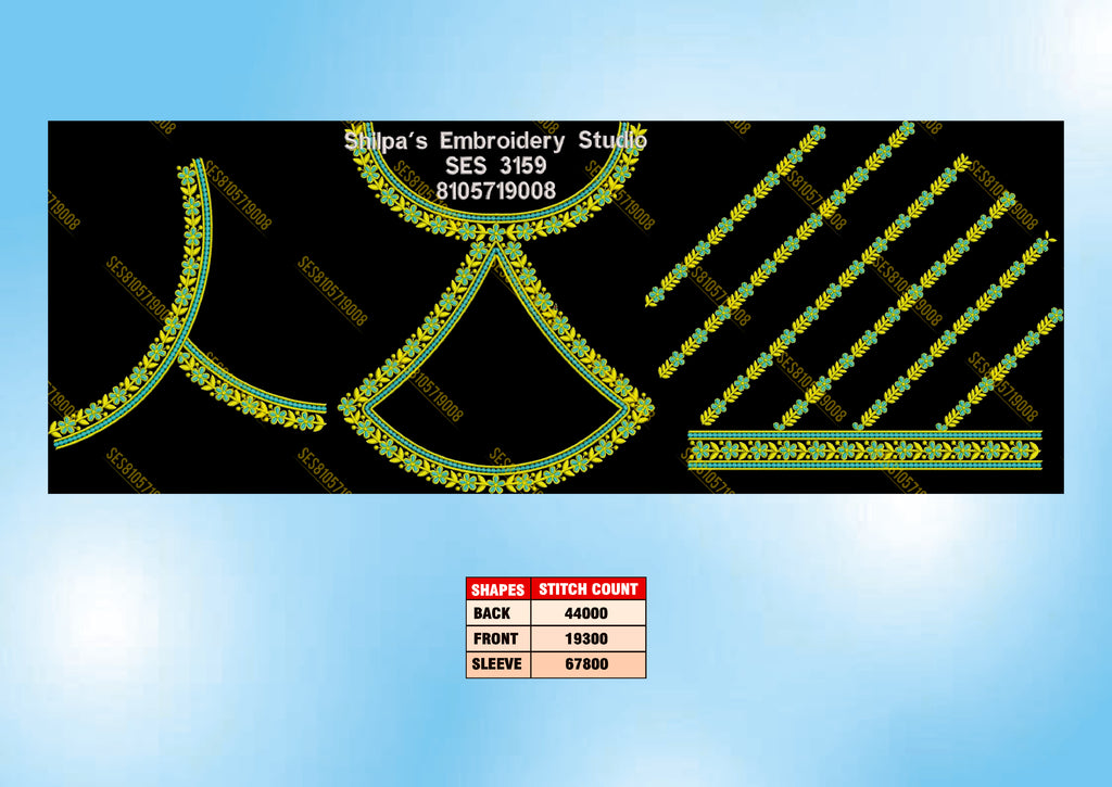 Embroidery Designs 3101-3200 Series