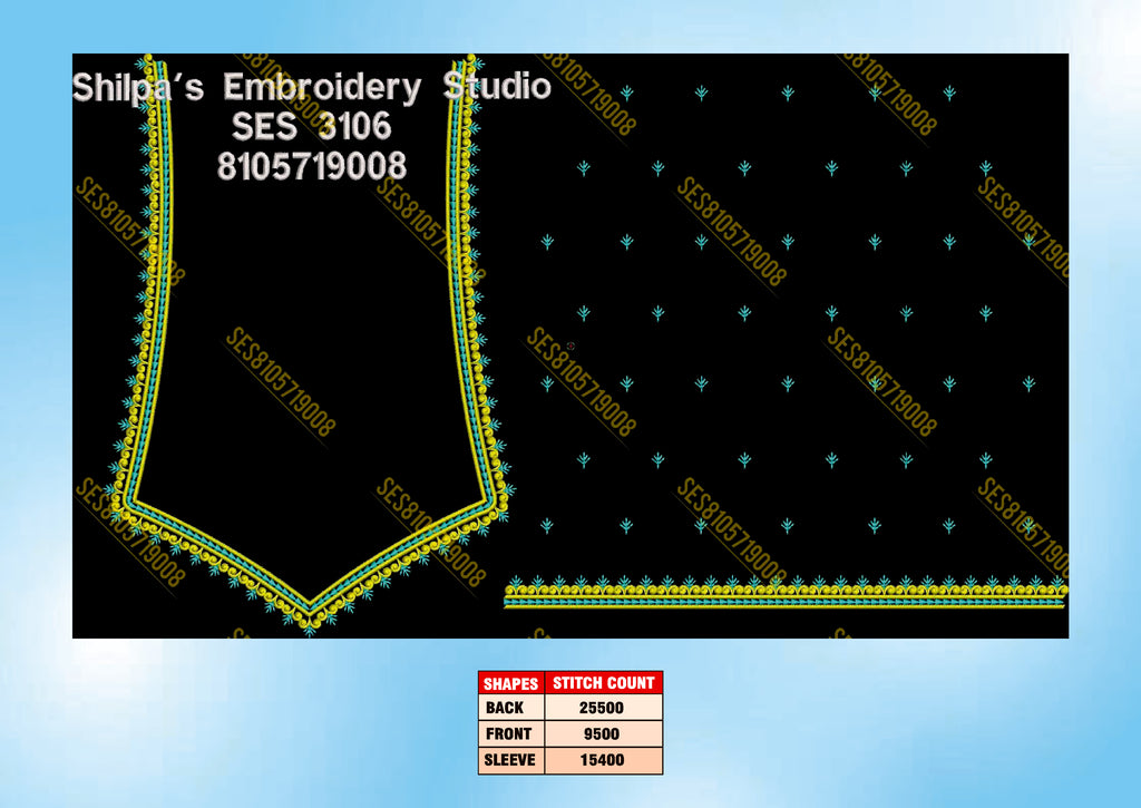 Embroidery Designs 3101-3200 Series