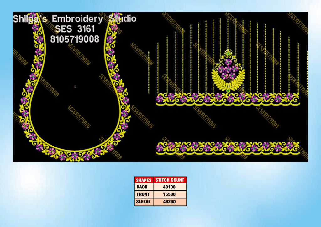 Embroidery Designs 3101-3200 Series