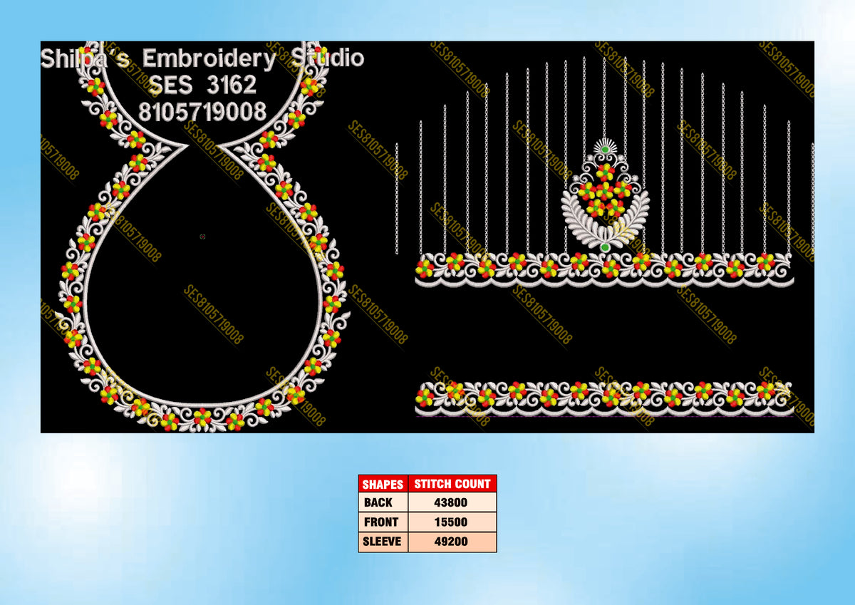 Embroidery Designs 3101-3200 Series