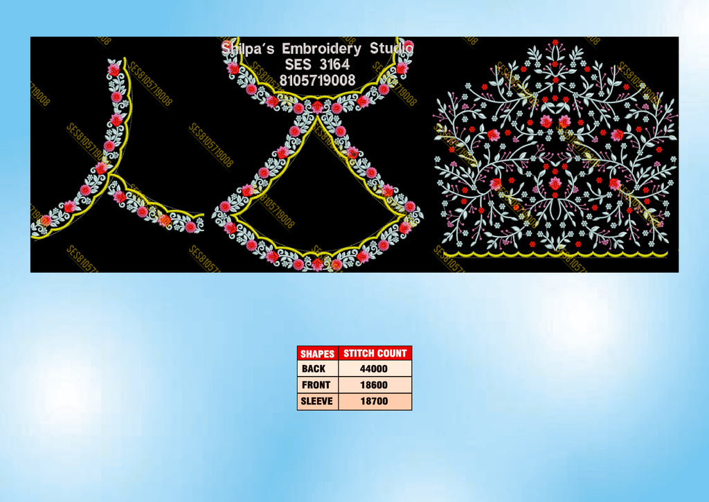 Embroidery Designs 3101-3200 Series