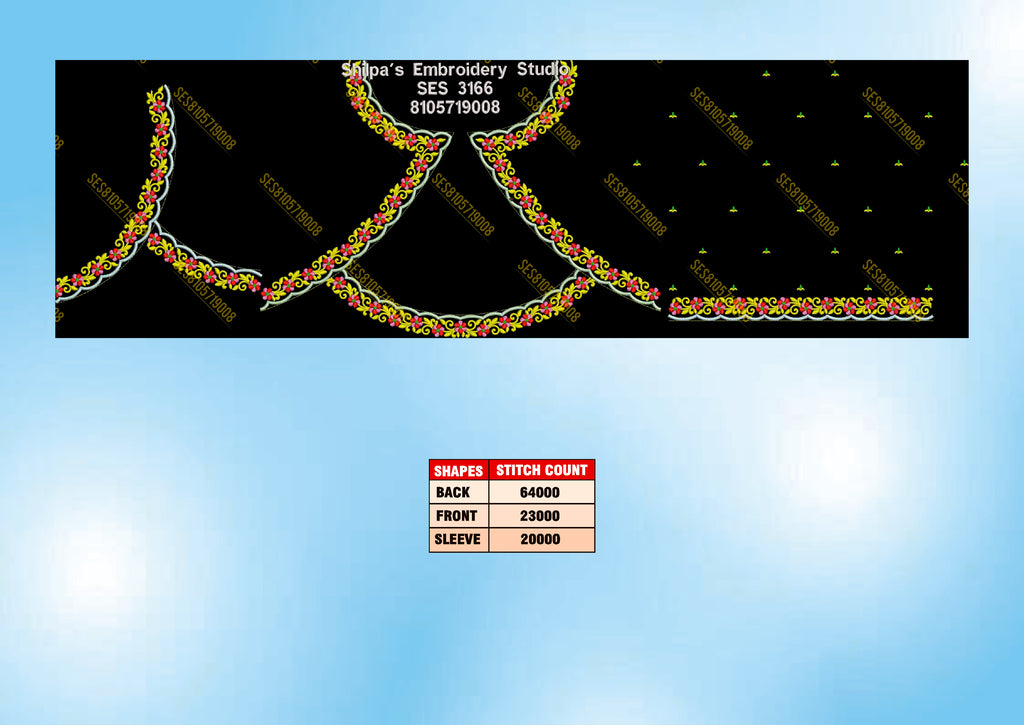 Embroidery Designs 3101-3200 Series