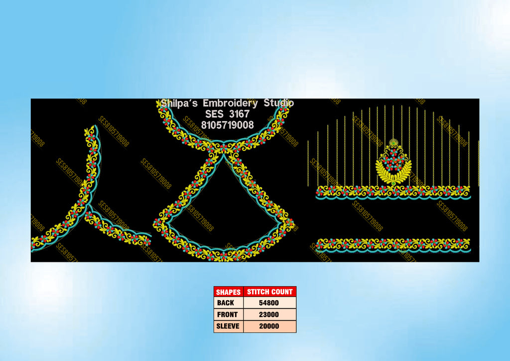 Embroidery Designs 3101-3200 Series