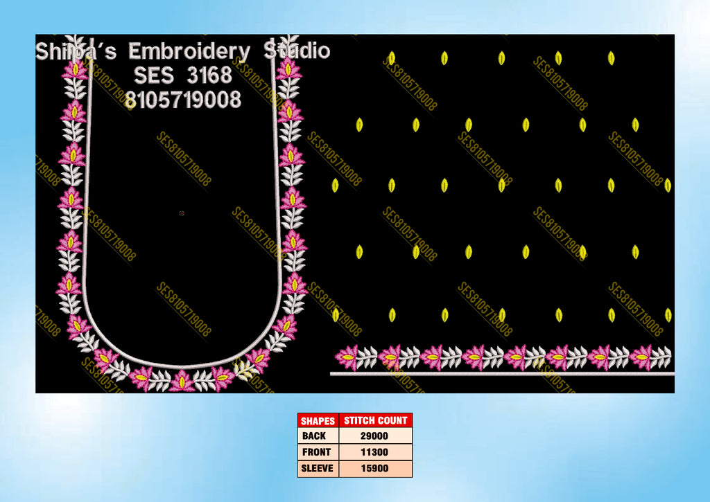 Embroidery Designs 3101-3200 Series
