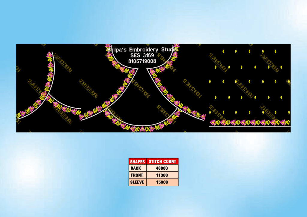 Embroidery Designs 3101-3200 Series