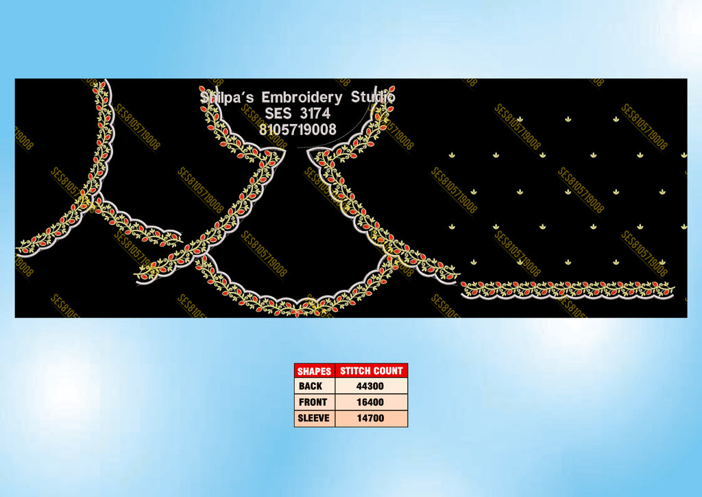 Embroidery Designs 3101-3200 Series