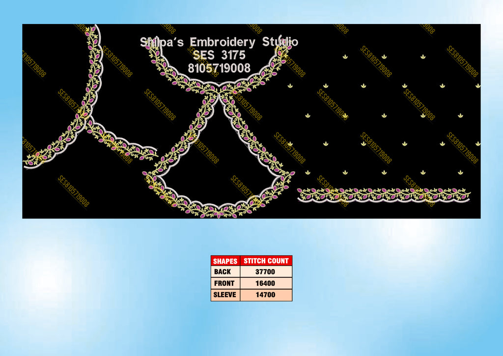 Embroidery Designs 3101-3200 Series