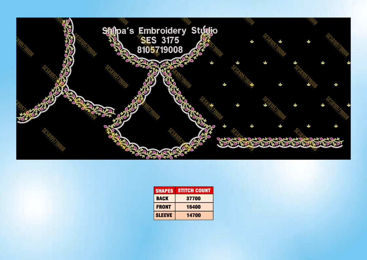 Embroidery Designs 3101-3200 Series
