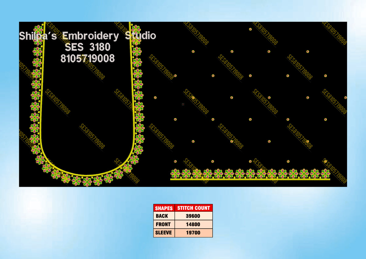 Embroidery Designs 3101-3200 Series