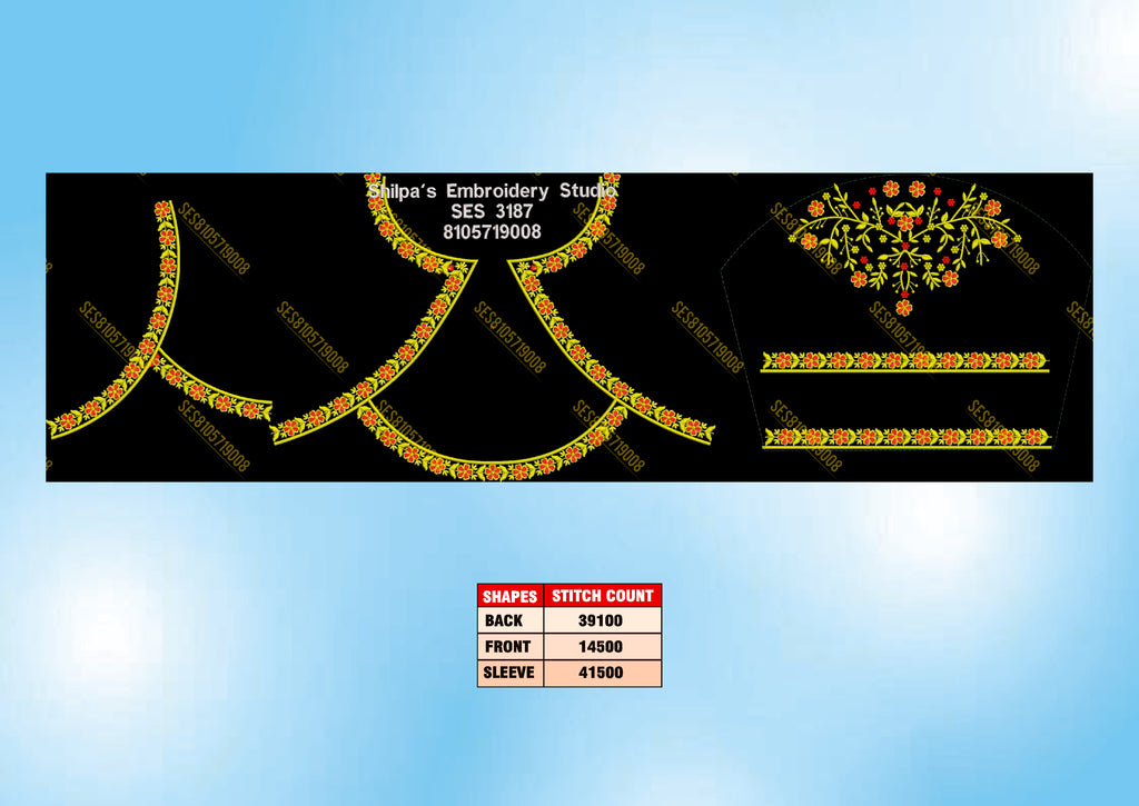 Embroidery Designs 3101-3200 Series