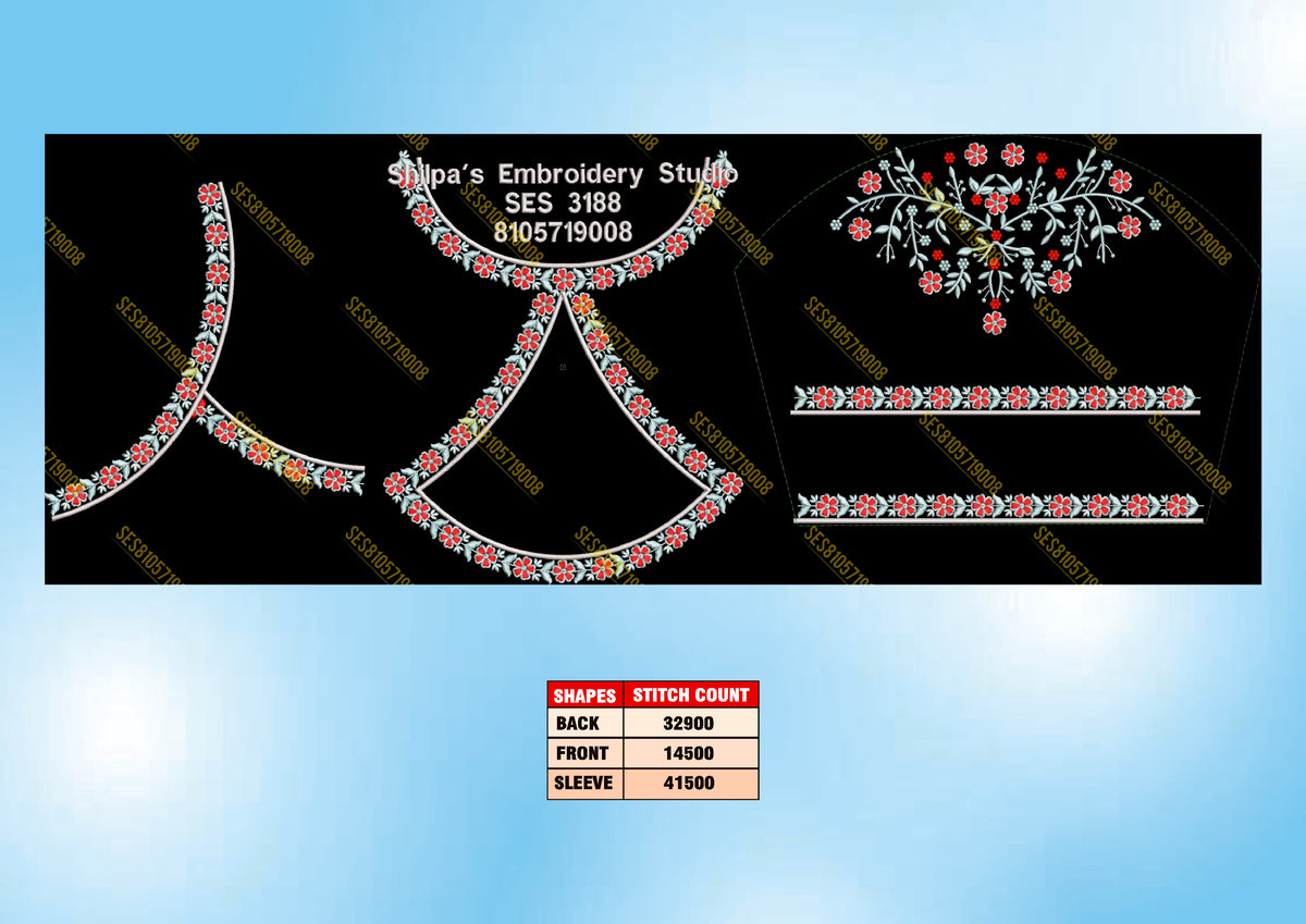 Embroidery Designs 3101-3200 Series