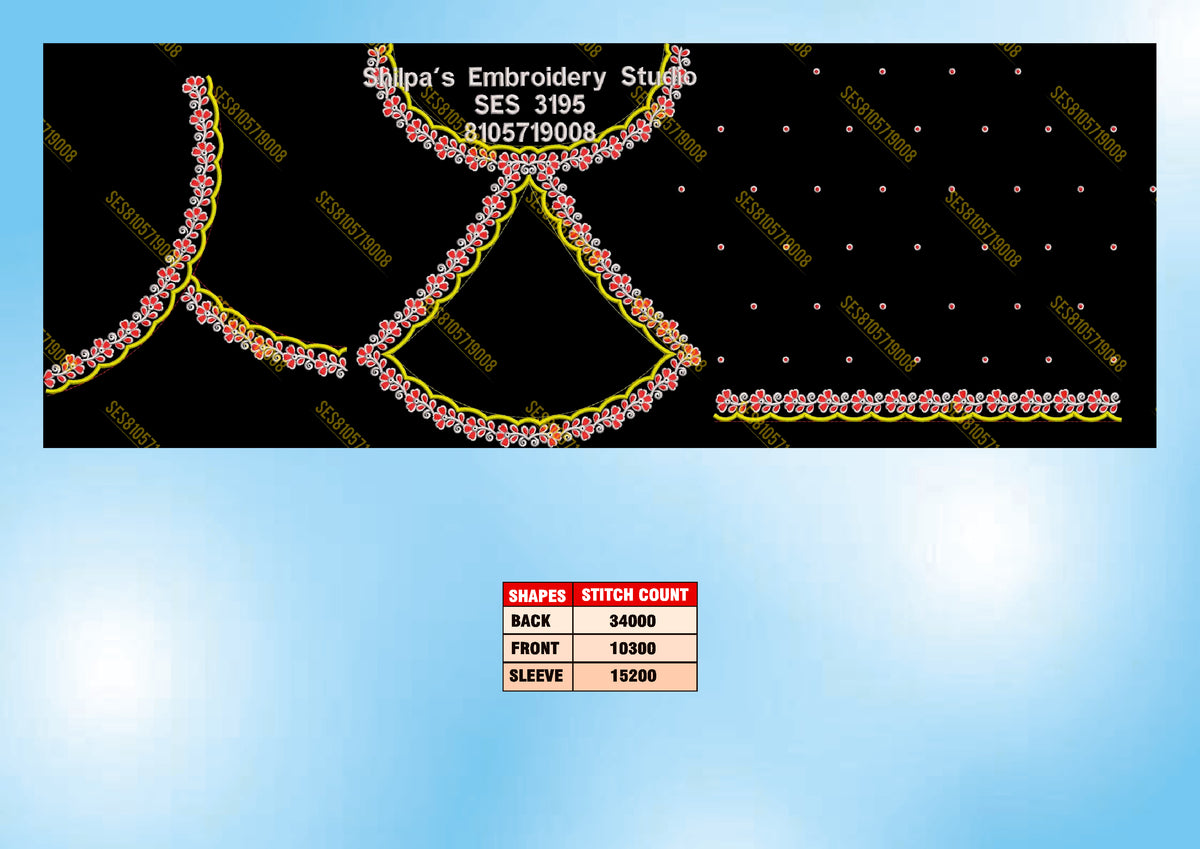 Embroidery Designs 3101-3200 Series