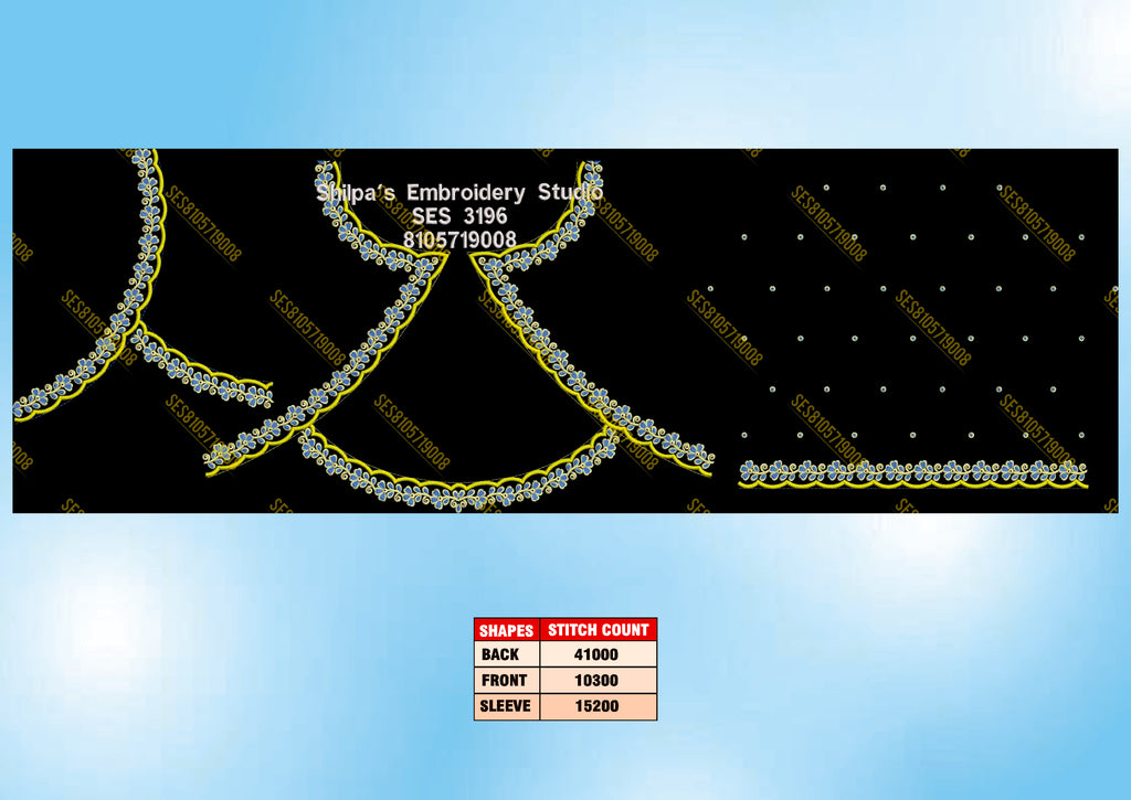 Embroidery Designs 3101-3200 Series