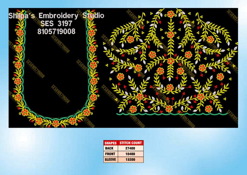 Embroidery Designs 3101-3200 Series