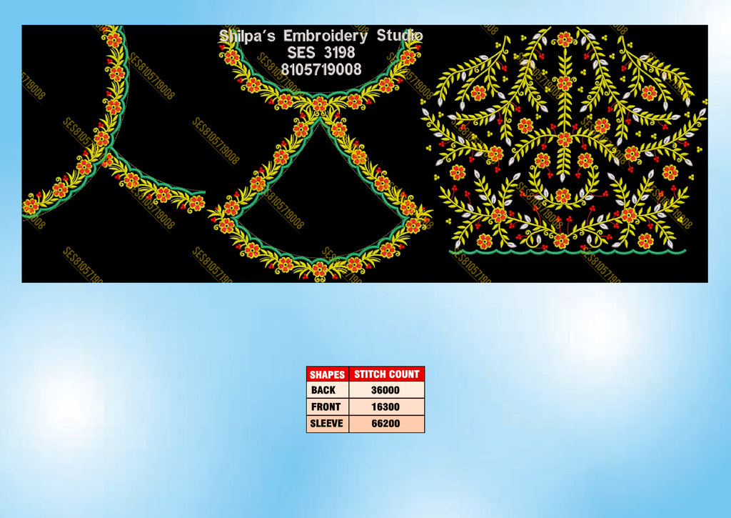 Embroidery Designs 3101-3200 Series