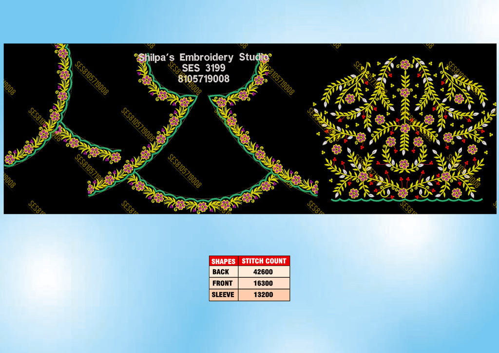 Embroidery Designs 3101-3200 Series