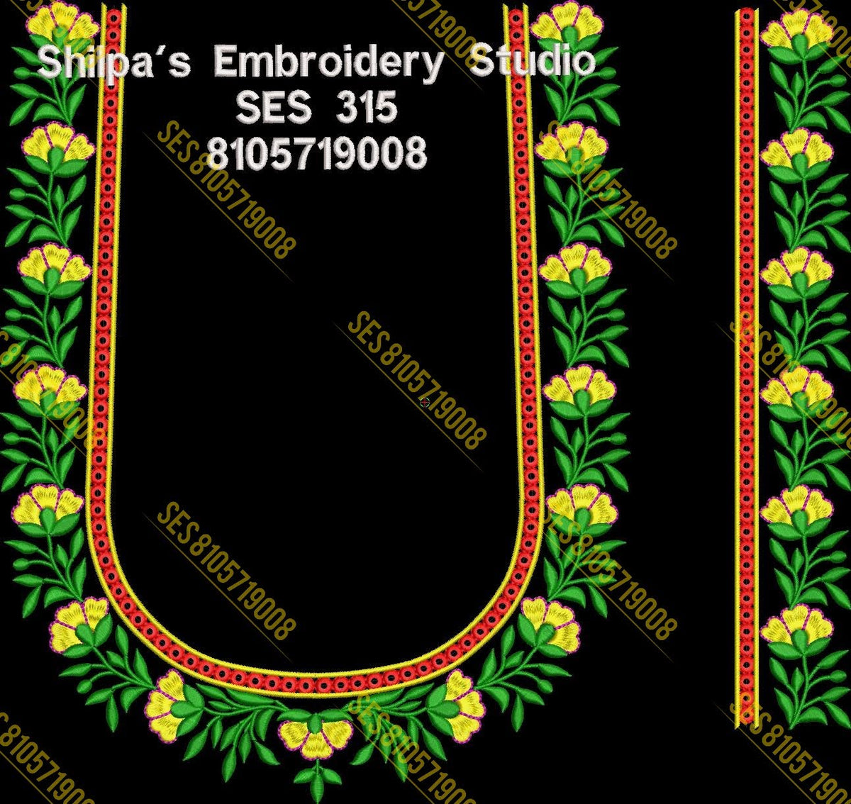 Embroidery Designs 301-400 Series