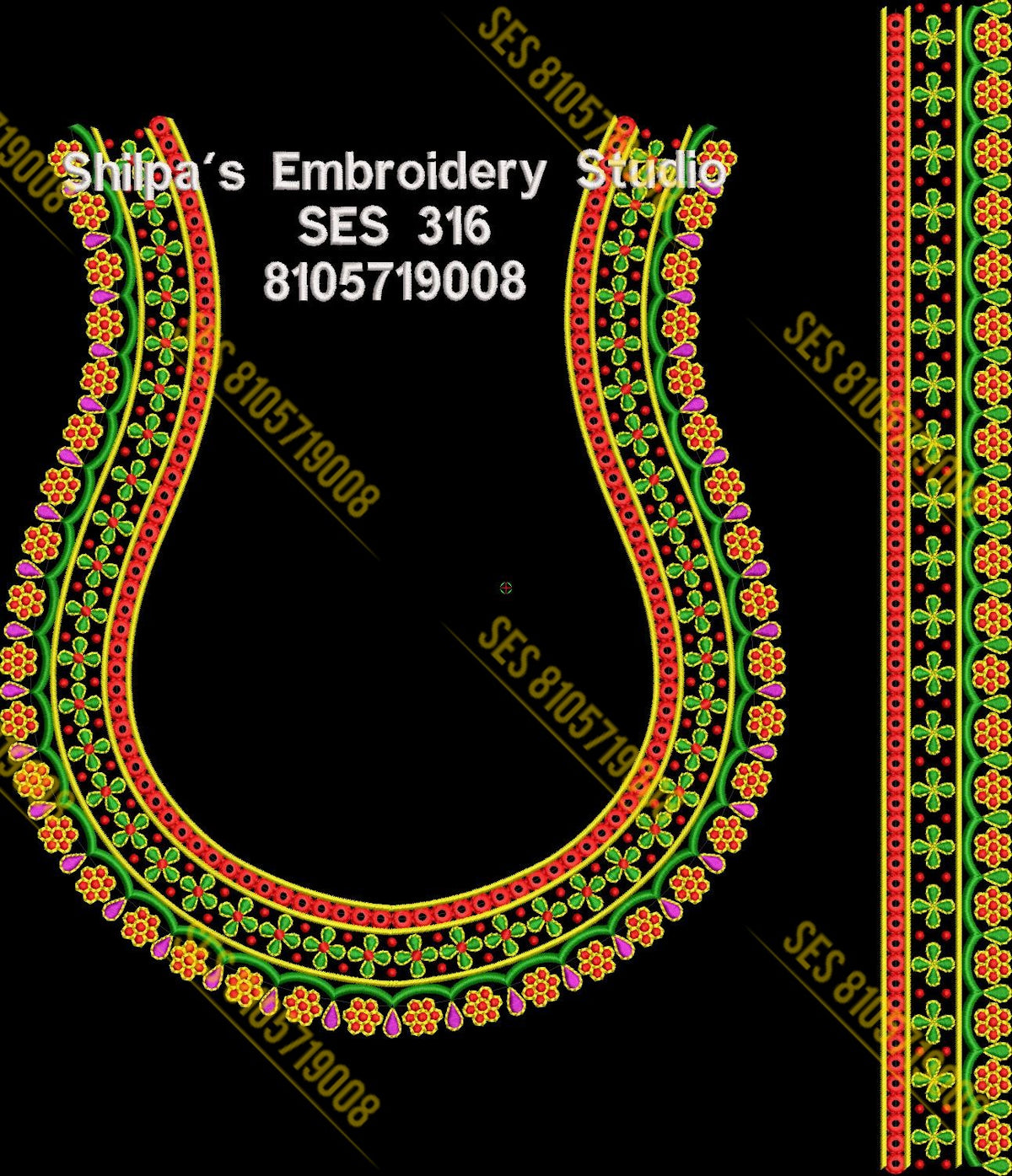 Embroidery Designs 301-400 Series