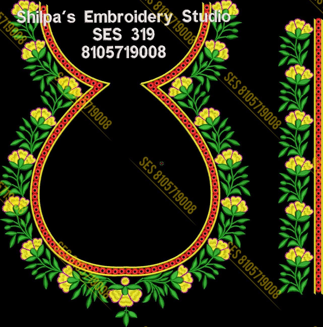 Embroidery Designs 301-400 Series