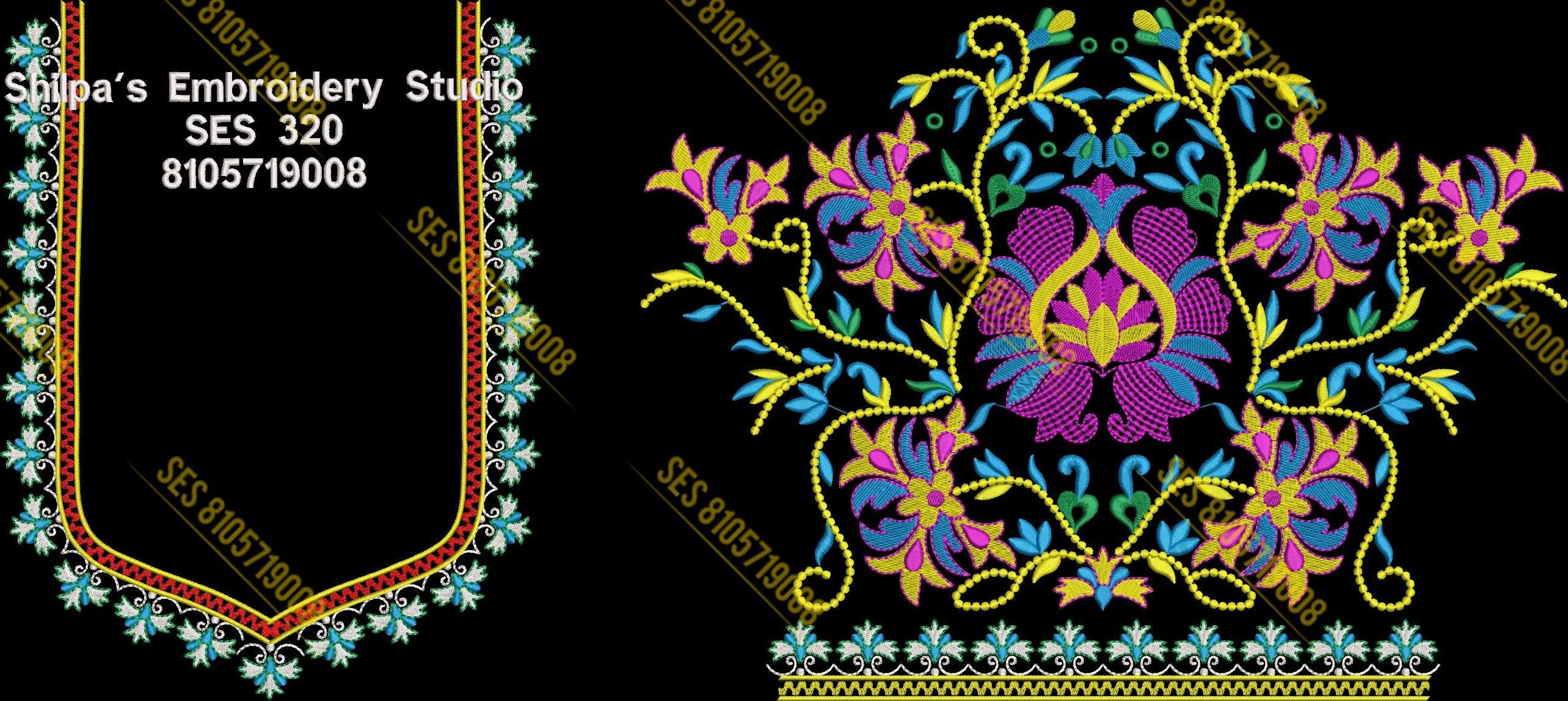 Embroidery Designs 301-400 Series