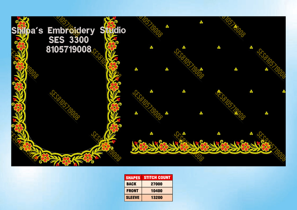 Embroidery Designs 3201-3300 Series